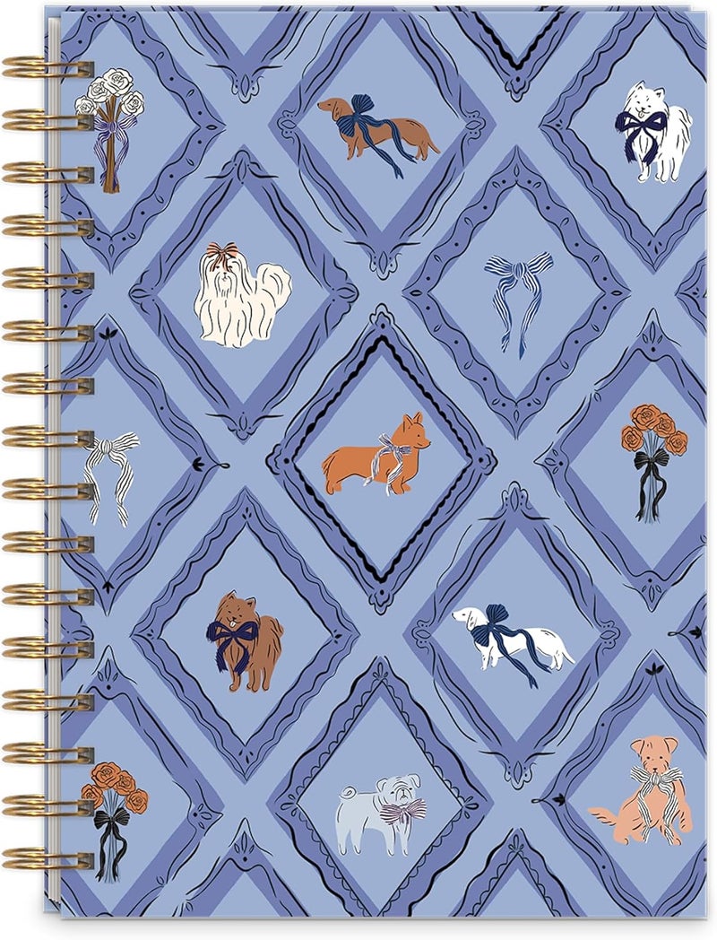 Lady Jayne , Hardcover Spiral Journals, Aesthetic Notebooks - 250 Lined Pages, 6.75" x 8" - Image 1