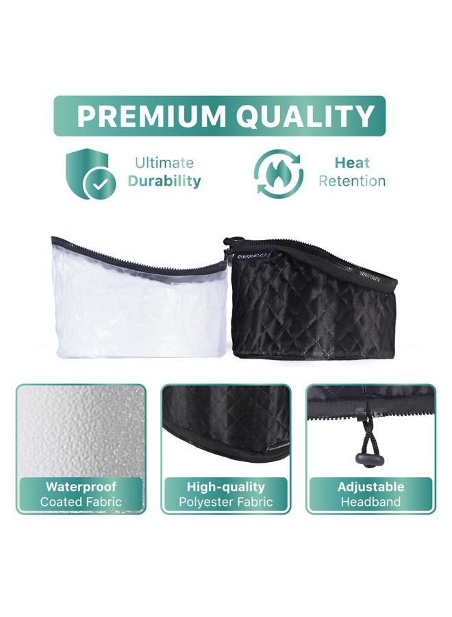Granteva High-Power Hair Steamer Cap for Natural Hair – Deep Conditioning, Easy to Use, Adjustable Heat & Timer, at-Home Salon Treatment for Black Hair Care, Moisture & Repair Treatment for Healthy Hair - Image 3