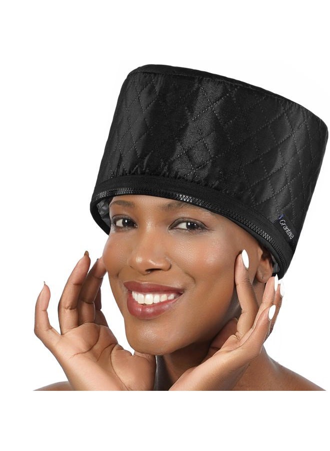 Granteva High-Power Hair Steamer Cap for Natural Hair – Deep Conditioning, Easy to Use, Adjustable Heat & Timer, at-Home Salon Treatment for Black Hair Care, Moisture & Repair Treatment for Healthy Hair - Image 1