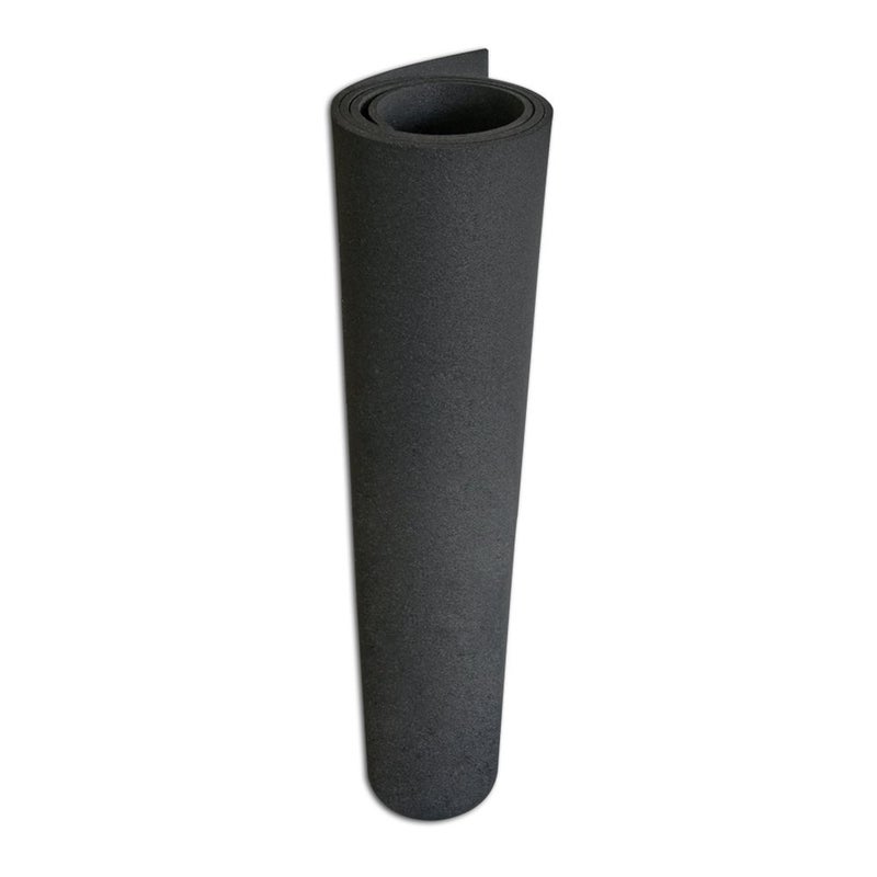 Rubber-Cal Recycled Rubber Flooring Roll - 1/4 in. x 4 ft. x 1 ft. - Black - Image 4