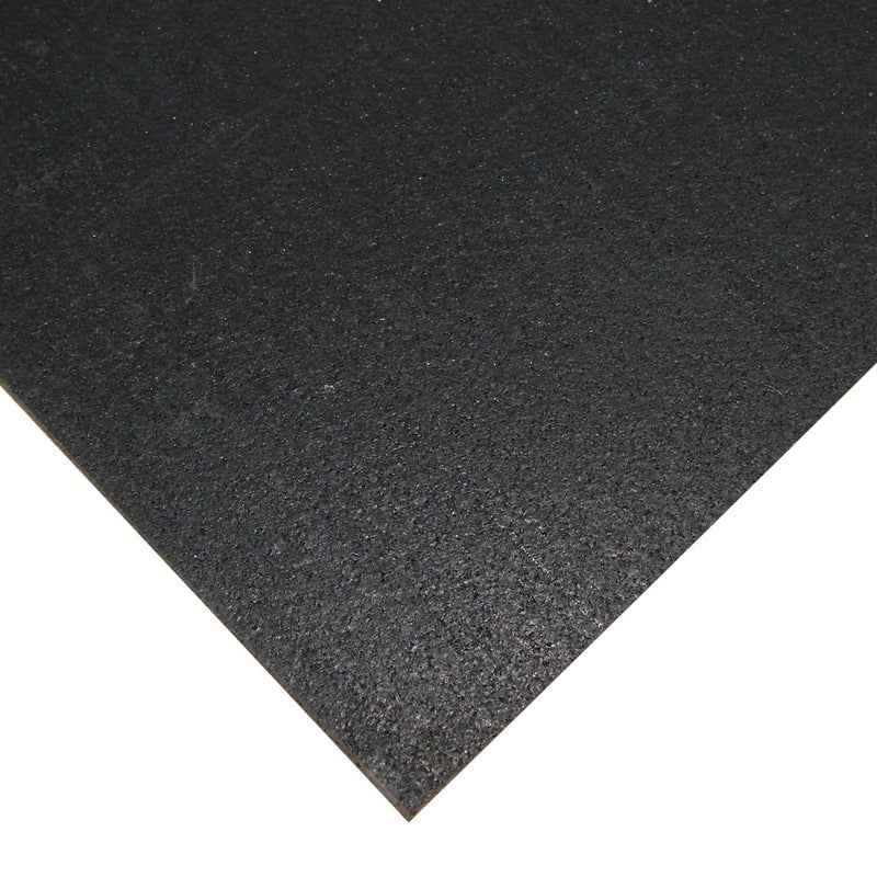 Rubber-Cal Recycled Rubber Flooring Roll - 1/4 in. x 4 ft. x 1 ft. - Black - Image 2