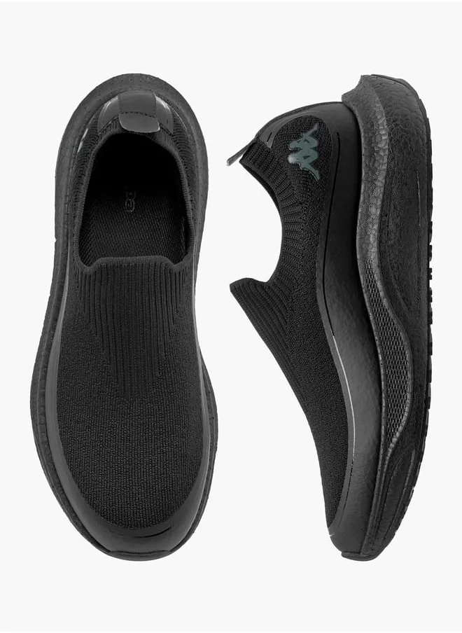 كابا Mens Textured Slip-On Sports Shoes with Pull Tabs