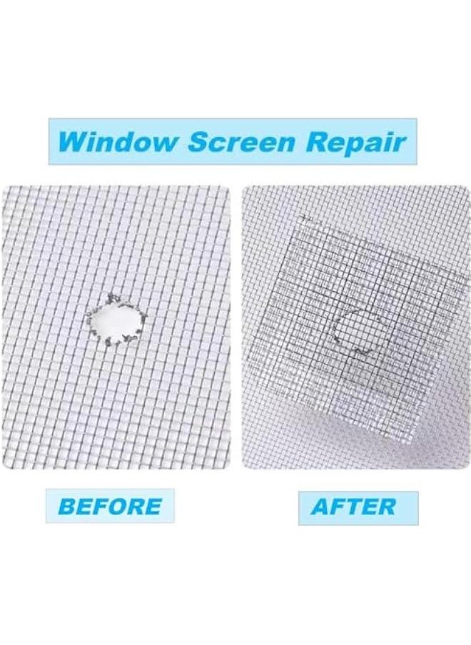 50 Pcs Shower Drain Cover Hair Catcher/Shower Drain Mesh Sticker/Laundry,Bathroom, Kitchen, Sink, Drain, Adhesive Window Screen Repair Tape Kit