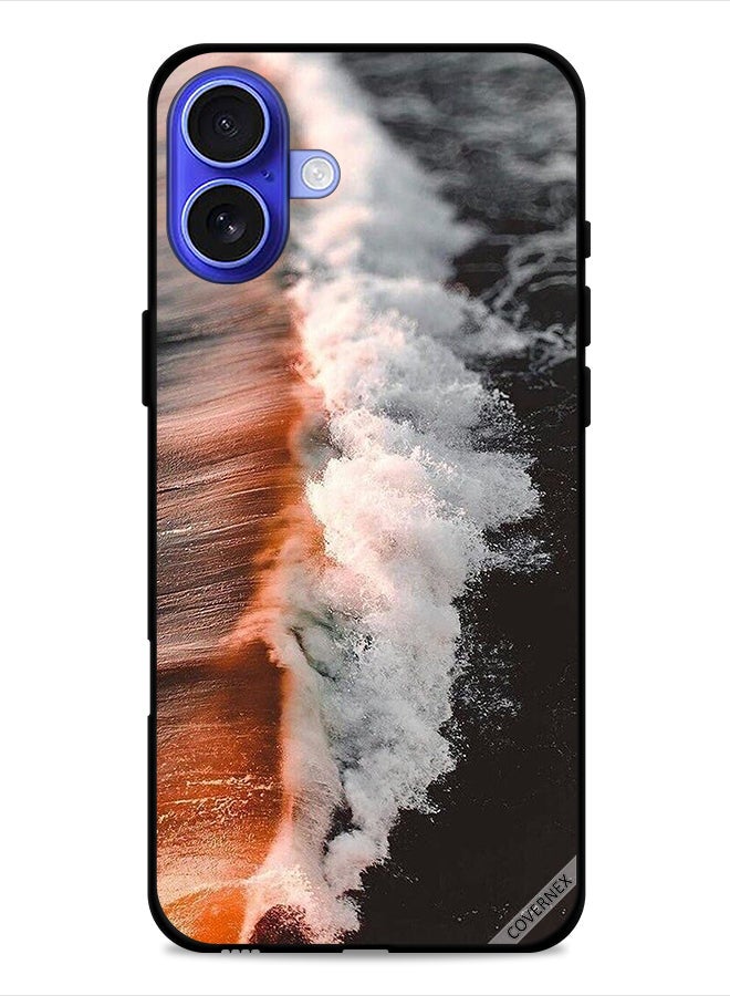 Covernex Apple iPhone 16 Protective Case Cover Sea Water Wave - Image 1