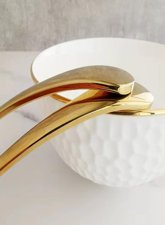 ZDFQly Gravy Ladle, Sauce Ladle,18/10 Stainless Steel, 7.9 inch, Gold, Dishwasher Safe, Set of 2 - Image 5