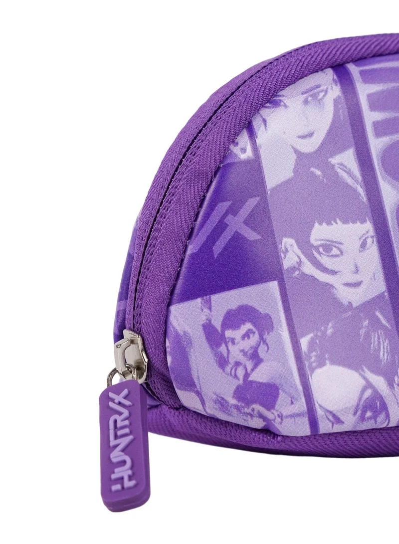 Netflix  Netflix KPop Demon Hunters Teens Pencil Case – Official KPop Demon Hunters Zippered Pencil Pouch, Large Capacity School Stationery Organizer, Purple Accessory Case for Women | Best Price UAE