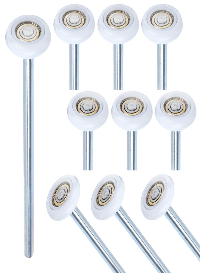 Mindoub 10 Pack 9" Stem 2" 13 Ball Nylon Commercial Grade Garage Door Roller, Quiet/Durable and High Load, Use 6200ZZ Double Seals Precision Bearings - Image 1