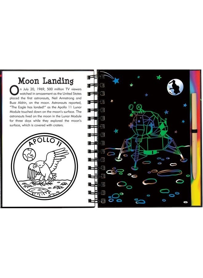 Peter Pauper Press Scratch & Sketch(tm) Solar System (Trace Along) - Image 3
