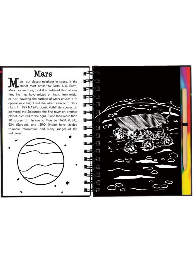 Peter Pauper Press Scratch & Sketch(tm) Solar System (Trace Along) - Image 5