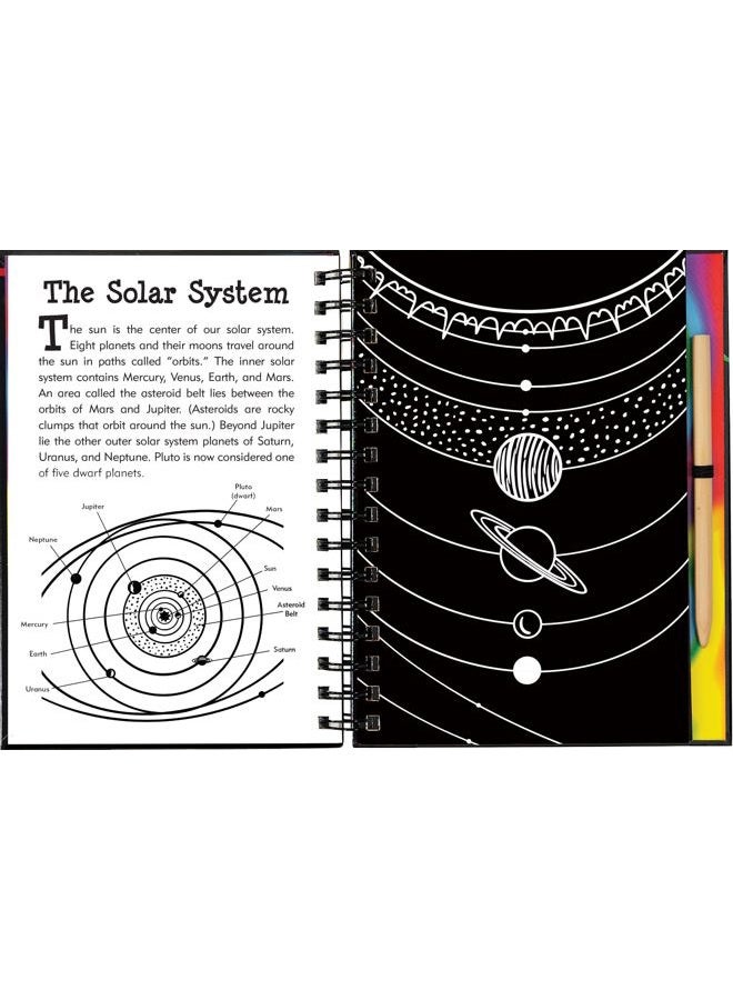 Peter Pauper Press Scratch & Sketch(tm) Solar System (Trace Along) - Image 4
