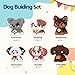 HIGH GODO Dog Party Favors Building Set Mini Dogs Animal Building Blocks Goodie Bag Stuffers 6 Pack Dog Animals Classroom Small Prize Toys Gifts for Adults Teens Age 14 - Image 4