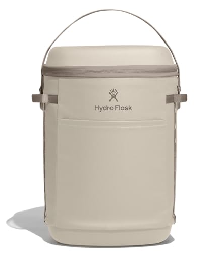 Hydro Flask Carryout Cooler Backpack Insulated Portable Soft Cooler 22 L Capacity in Oat - Image 1