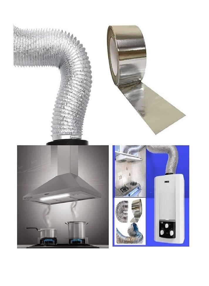 Shams 5m 6" Flexible Hobby Tie for Bathroom or Kitchen with Adhesive Roll - Image 1