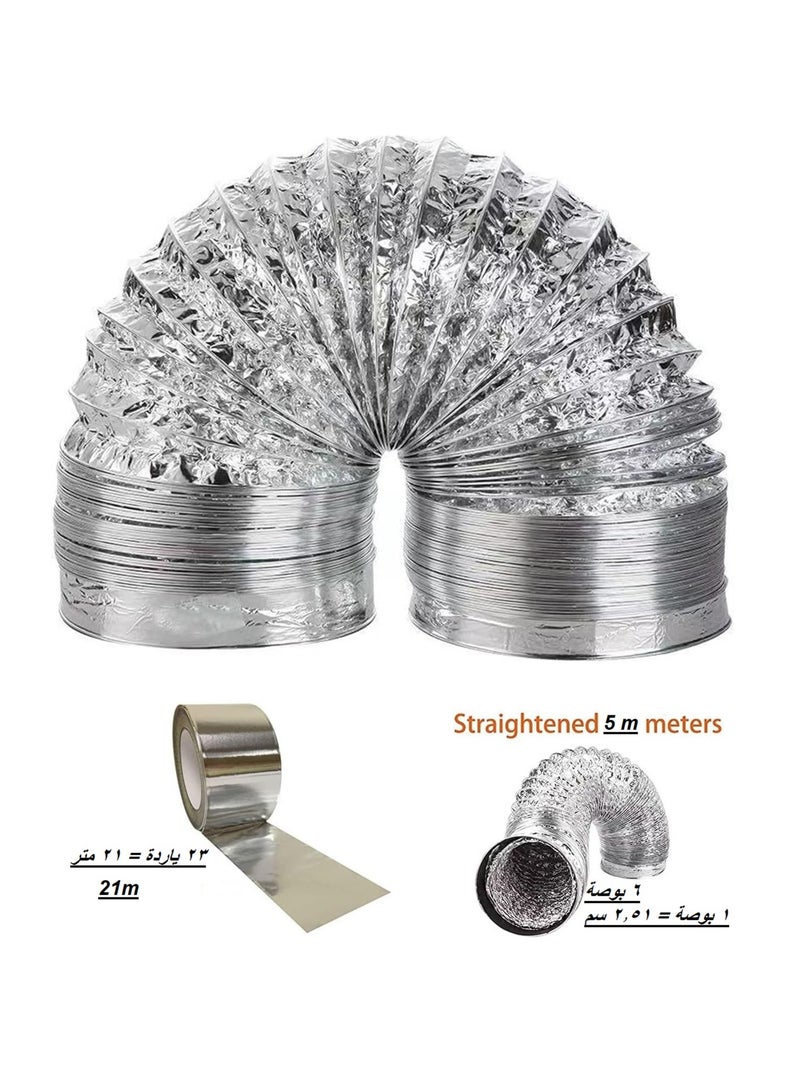 Shams 5m 6" Flexible Hobby Tie for Bathroom or Kitchen with Adhesive Roll - Image 3