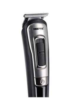 GEEPAS 11-IN-1 Rechargeable Grooming Set With 6 Interchangeable Heads And 4 Comb Attachments Includes a Charging Stand, Cleaning Brush, USB Cable  - Image 4