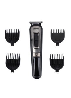 GEEPAS 11-IN-1 Rechargeable Grooming Set With 6 Interchangeable Heads And 4 Comb Attachments Includes a Charging Stand, Cleaning Brush, USB Cable  - Image 3