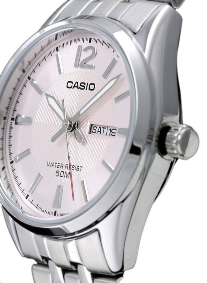 CASIO Women Water Resistant Analog Watch LTP-1335D-5AVDF - 36 mm - Silver - Image 4