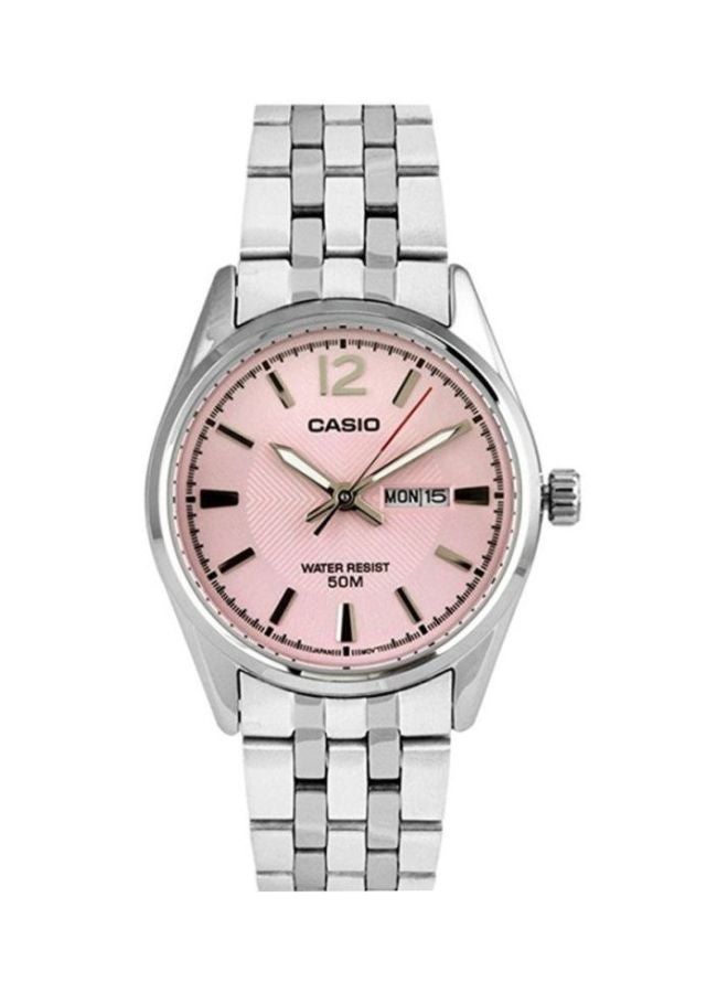 CASIO Women Water Resistant Analog Watch LTP-1335D-5AVDF - 36 mm - Silver - Image 1
