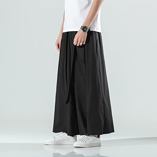 Seidarise Men's Wide Leg Casual Harem Linen Japanese Yoga Harem Pants Hip hop Joggers Baggy - Image 2