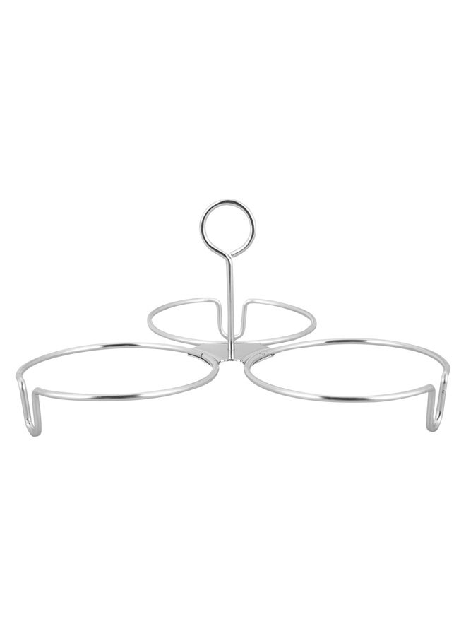 السنيدي قالب طهي البيض بالبخار، فضي، طقم 3 قطع مقاس 9 سم - Image 3