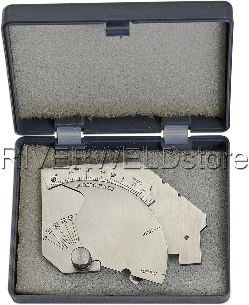 RIVERWELD Bridge Cam Gauge Test Ulnar High-Low Misalignment Checks Depth of Undercut Pitting Fillet Weld Length Throat Size Angle of Preparation - Image 2