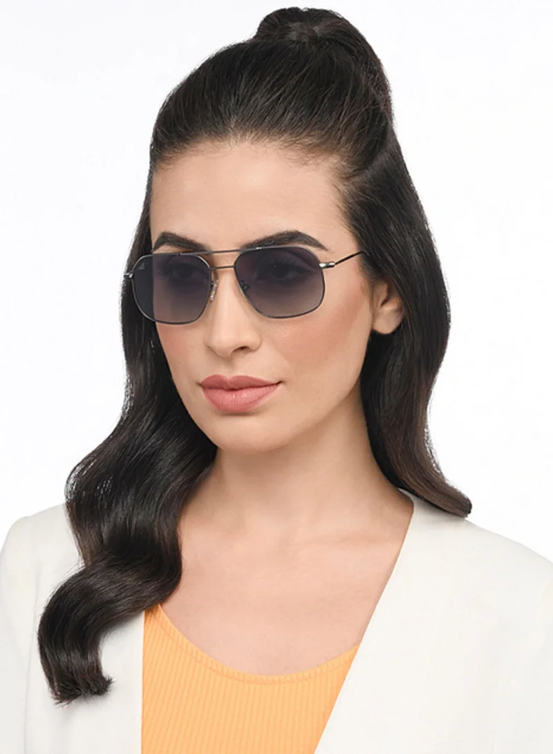 VINCENT CHASE Unisex Rectangular Shape Sunglasses - VC S15773 - Lens Size: 54 Mm