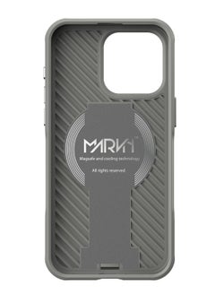 MARVN iPhone 15 Plus MARVN Special Case – Gray, Full Shockproof Protection, Slim Design, Retractable Kickstand, Wireless Charging Compatibility, Raised Camera & Screen Protection  - Image 5