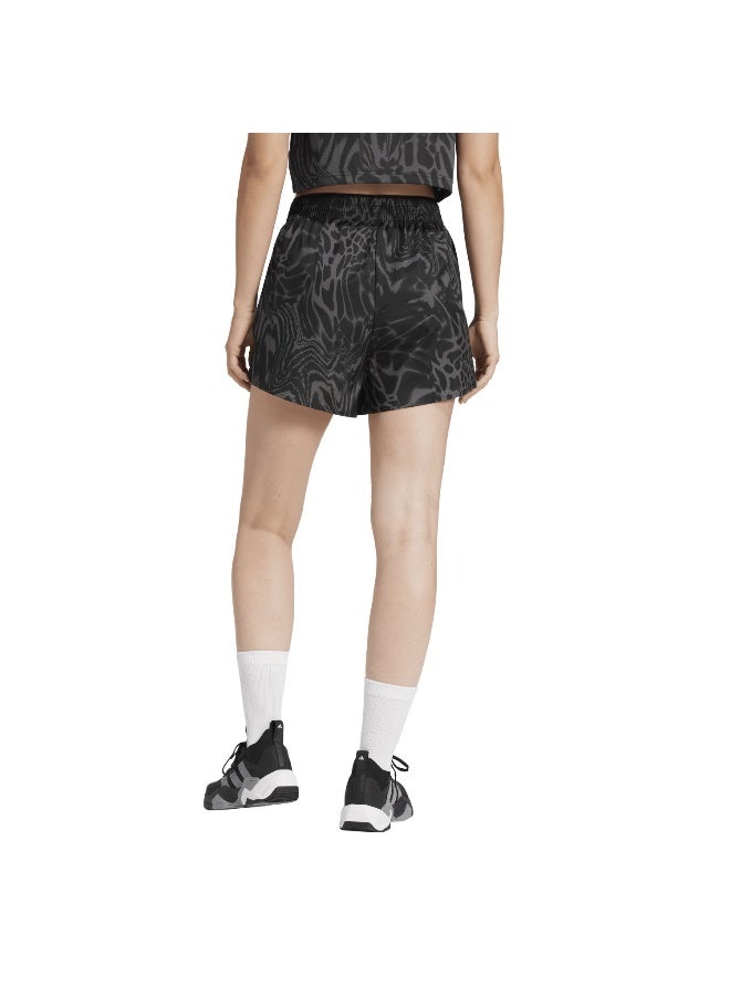 Adidas workout essentials printed women shorts - Image 4