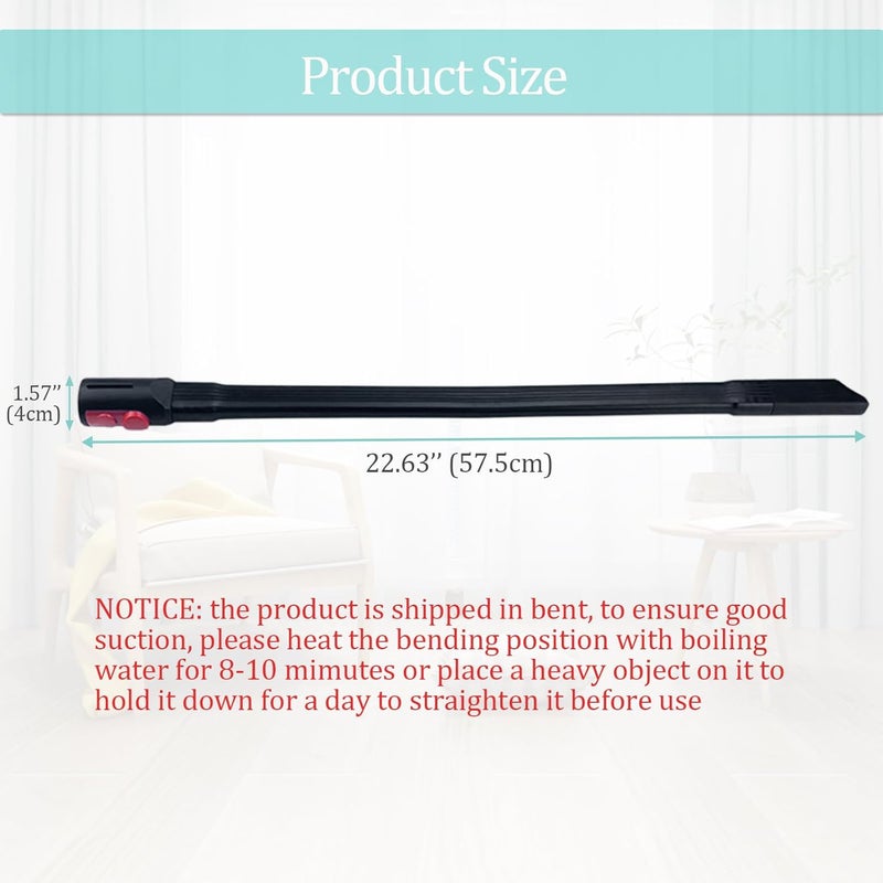 Charlux 22.6" Flexible Crevice Tool for Dyson V7 V8 V10 V11 V12 V15 Gen5 Cordless Vacuum Cleaner Vacuum Cleaner Accessories Attachment for Dryer Vent Car Detailing Gaps and Corners Cleaning - 22.7" - Image 4