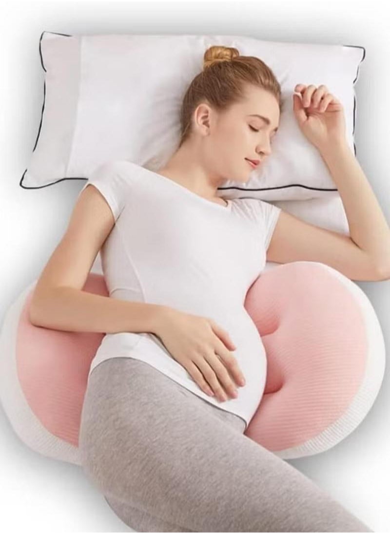 XiuWoo Pregnancy Pillows for Sleeping, Maternity Pillow for Pregnant Women, Support Pregnancy Pillows, Feeding Baby Side Sleeping Pillow, Adjustable, Portable, Positioning, for Support Back Belly  - Image 1