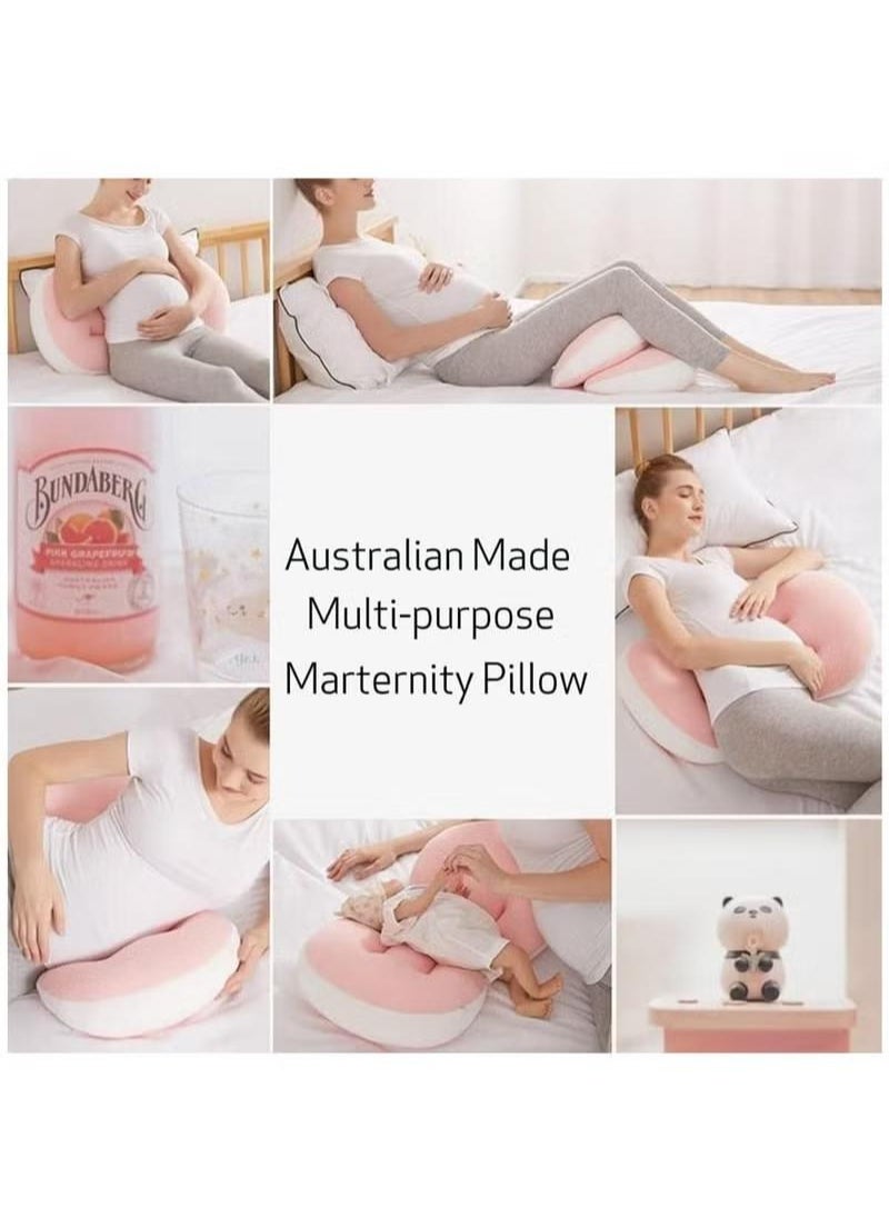 XiuWoo Pregnancy Pillows for Sleeping, Maternity Pillow for Pregnant Women, Support Pregnancy Pillows, Feeding Baby Side Sleeping Pillow, Adjustable, Portable, Positioning, for Support Back Belly  - Image 4