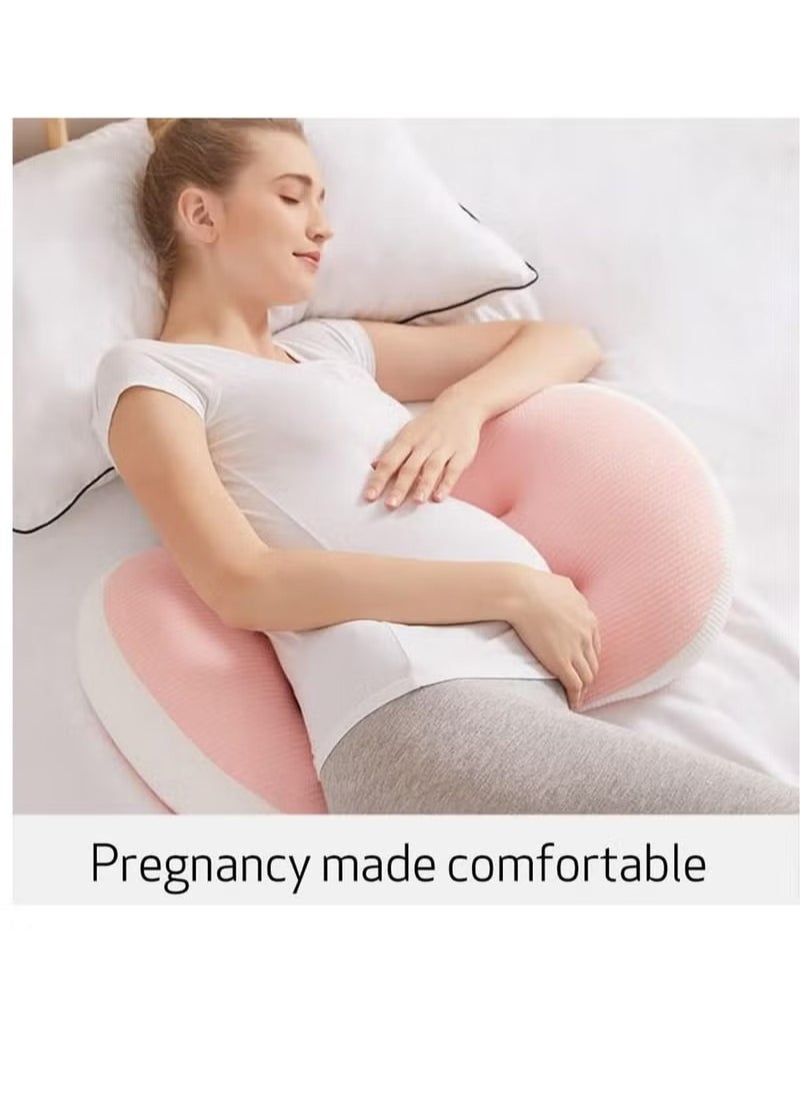 XiuWoo Pregnancy Pillows for Sleeping, Maternity Pillow for Pregnant Women, Support Pregnancy Pillows, Feeding Baby Side Sleeping Pillow, Adjustable, Portable, Positioning, for Support Back Belly  - Image 2