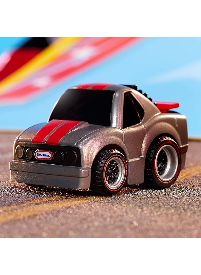 little tikes My First Cars Crazy Fast 4 In 1 Dunk'N Stunt'N Game'N Set With One Exclusive Pullback Toy Car Vehicle Goes Up To 50Ft! - Image 4