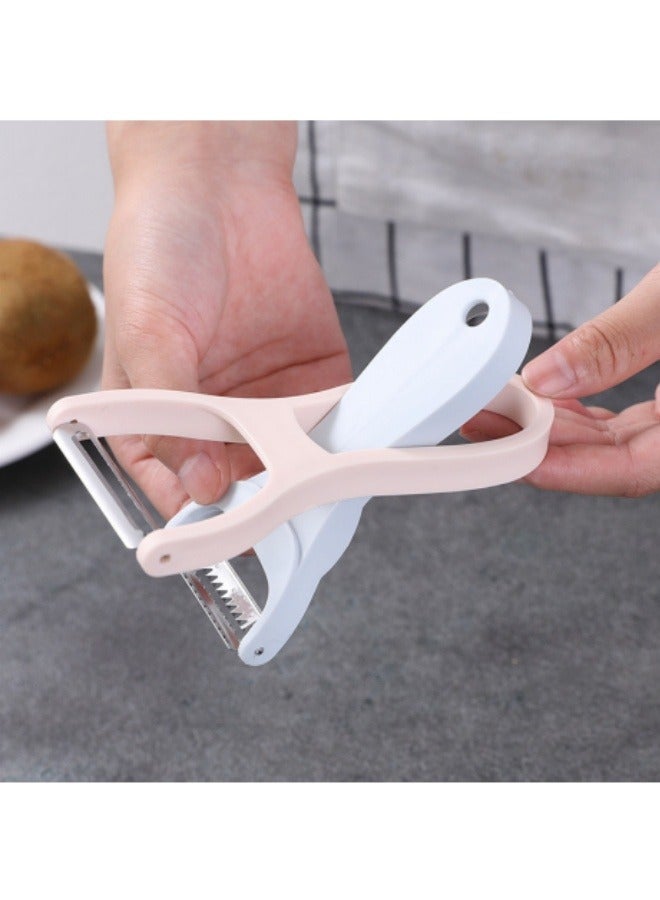 Multifunctional Two-In-One Peeler Kitchen Stainless Steel Peeler Potato Fruit Peeler Scraper - Image 2