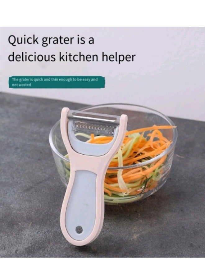 Multifunctional Two-In-One Peeler Kitchen Stainless Steel Peeler Potato Fruit Peeler Scraper - Image 4