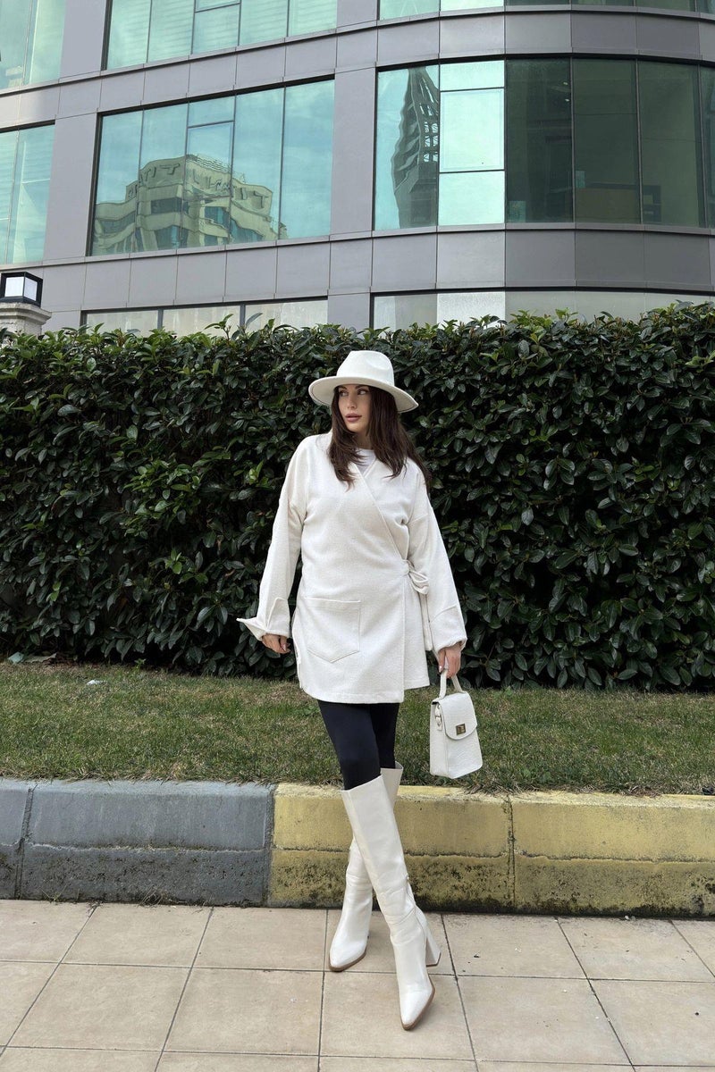 Weshaya Jacket Women Ecru - Image 3