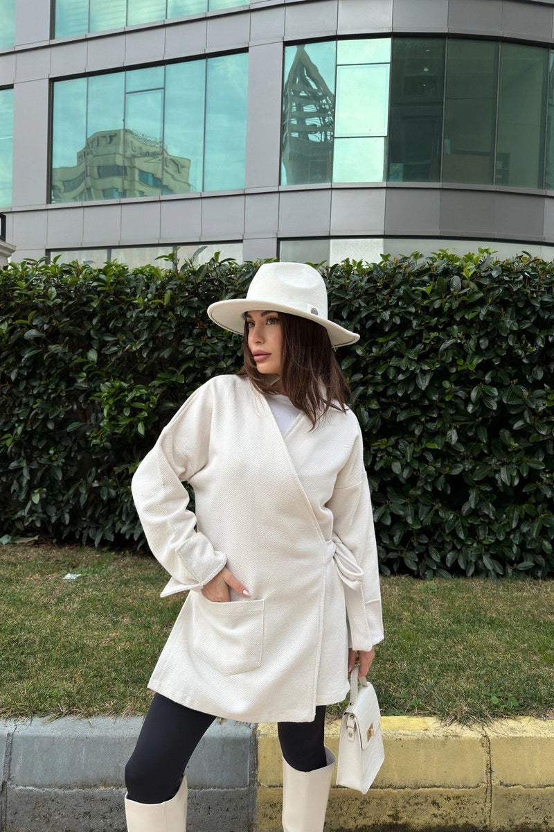 Weshaya Jacket Women Ecru - Image 5