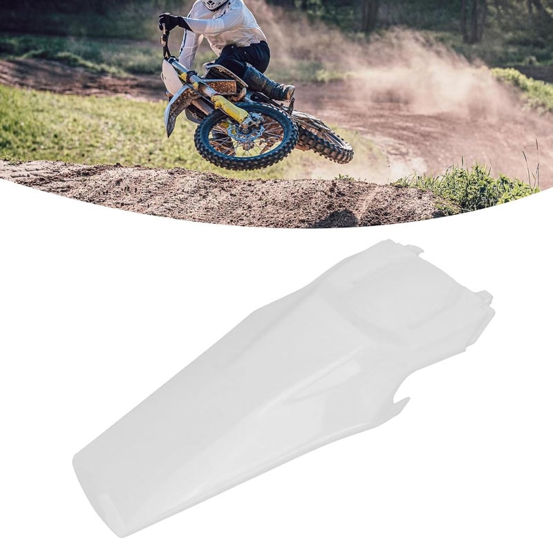 Rear Hugger, ABS Splash Guard Motorcycle Rear Mudguard for FE250 FE350 FE450 FE501 TE150 TE250 TE300 FX Black Rear Tire Protector 2020-2023 (White) - Image 4