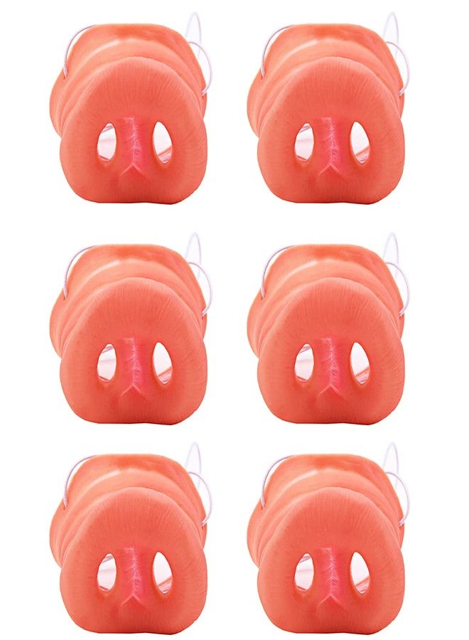 ccHuDE 6 Pcs Halloween Pig Nose Pig Snout Pig Cosplay Mask with Elastic Band Novelty Costume for Kids Party Supplies - Image 5
