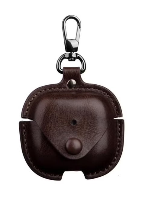 Case Compatible with AirPods 4 2024 – PU Leather with Keyring Included, Anti-Scratch Protective Case Cover for AirPods 4 2024