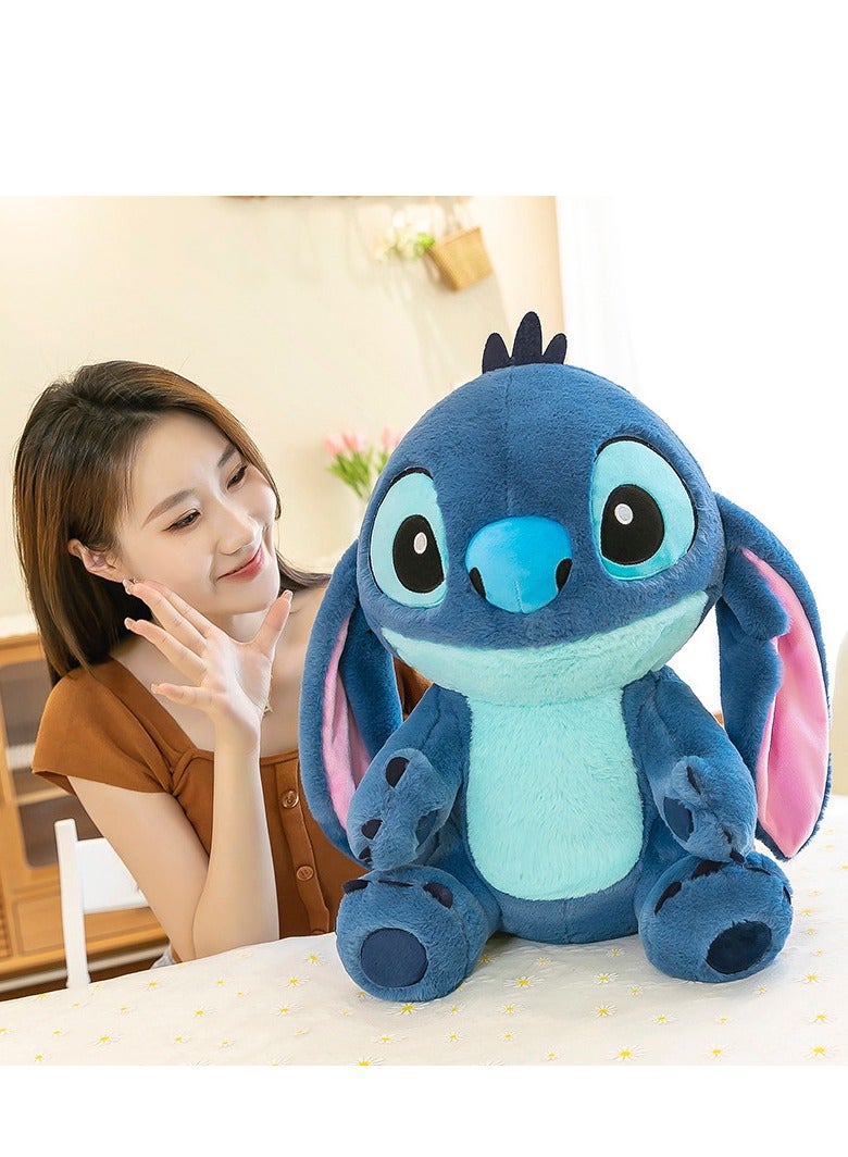 Cartoon Stitch pillow plush doll toy skin-friendly soft doll birthday gift for adults and children 35cm - Image 3