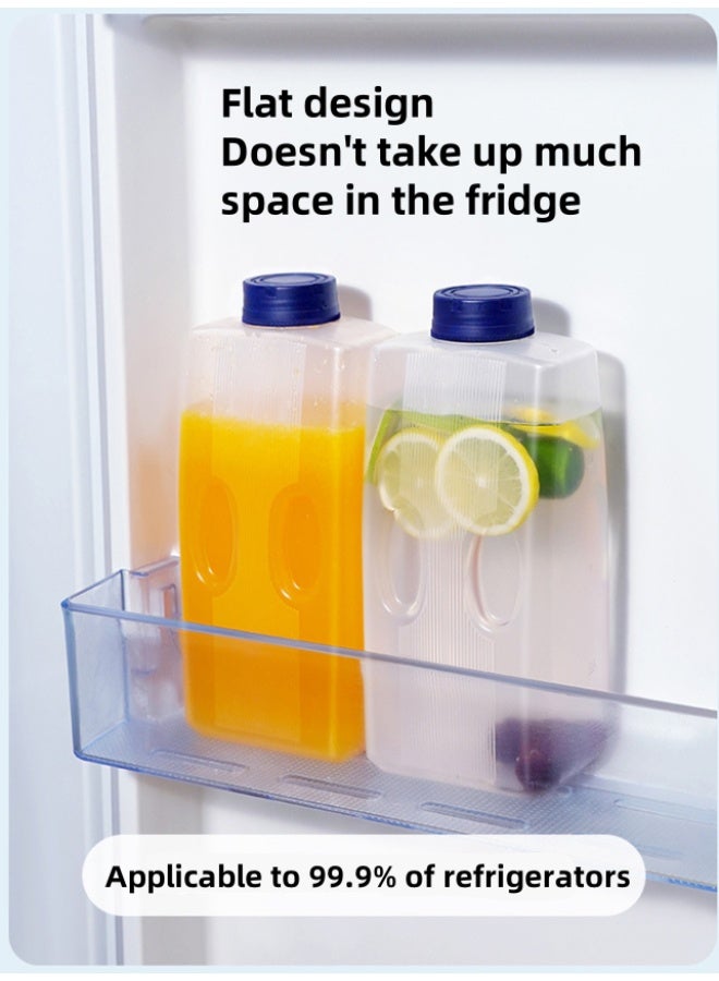 غلاية ثلج سعة 2 لتر ، مقاومة لدرجات الحرارة العالية ، غلاية ماء بارد ذات سعة كبيرة ، غلاية تخزين ثلاجة ، خالية من مادة BPA ، مناسبة للقهوة ، الزجاجات ، العصائر ، إلخ ، عزل الروائح من الثلاجة - Image 2