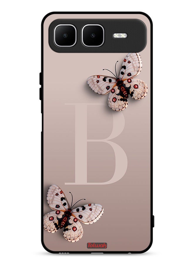Tolwak Infinix Smart 10 Plus Protective Case Cover B Butterflies