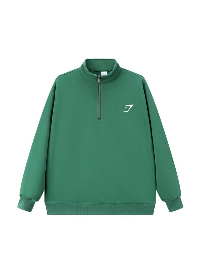 Gymshark Oversized Pullover Hoodie / Casual Half-Zip Long Sleeve Jacket / Versatile Running Fitness Sports Sweatshirt - Image 2