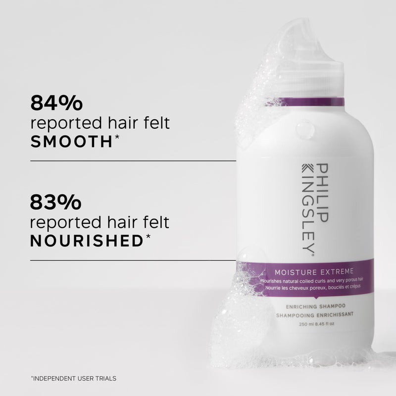 PHILIP KINGSLEY | Moisture Extreme Enriching Shampoo | For Curly, Dry, Damaged Hair | Moisturizes, Hydrates and Adds Shine| Detangles and Controls Frizz, Adds Shine | 8.4oz - Image 2