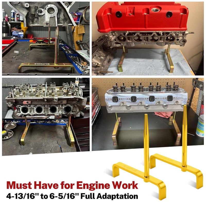 BILITOOLS Cylinder Head Stands - Durable Engine Support for Modifications - Image 2