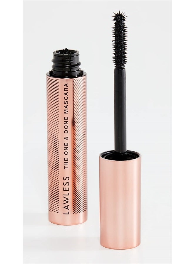 LAWLESS Women's The One & Done Volumizing Mascara, Black, 0.4 oz