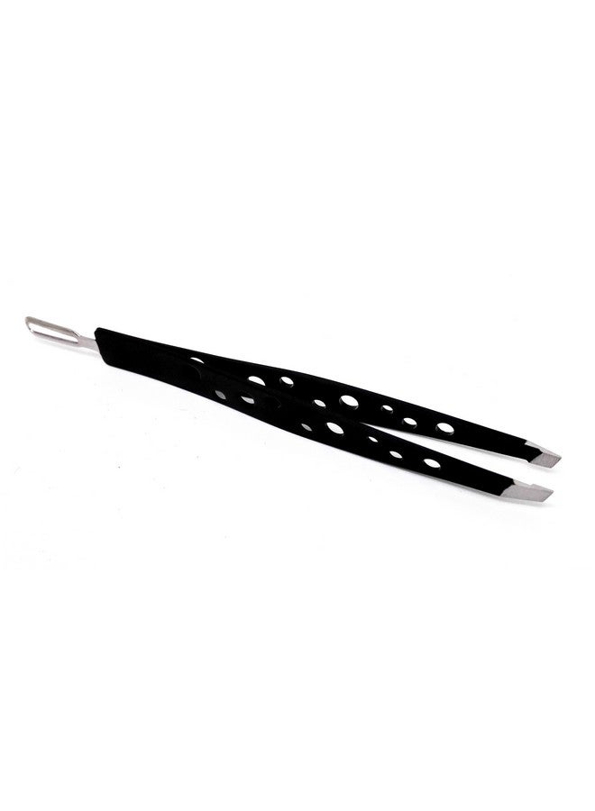 OUT OF BOX Stainless Steel Slant Tip Tweezer with Blackhead Remover Tool(2 in 1) - Image 2