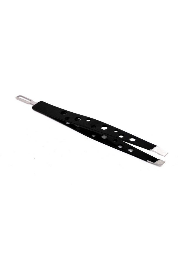 OUT OF BOX Stainless Steel Slant Tip Tweezer with Blackhead Remover Tool(2 in 1) - Image 1