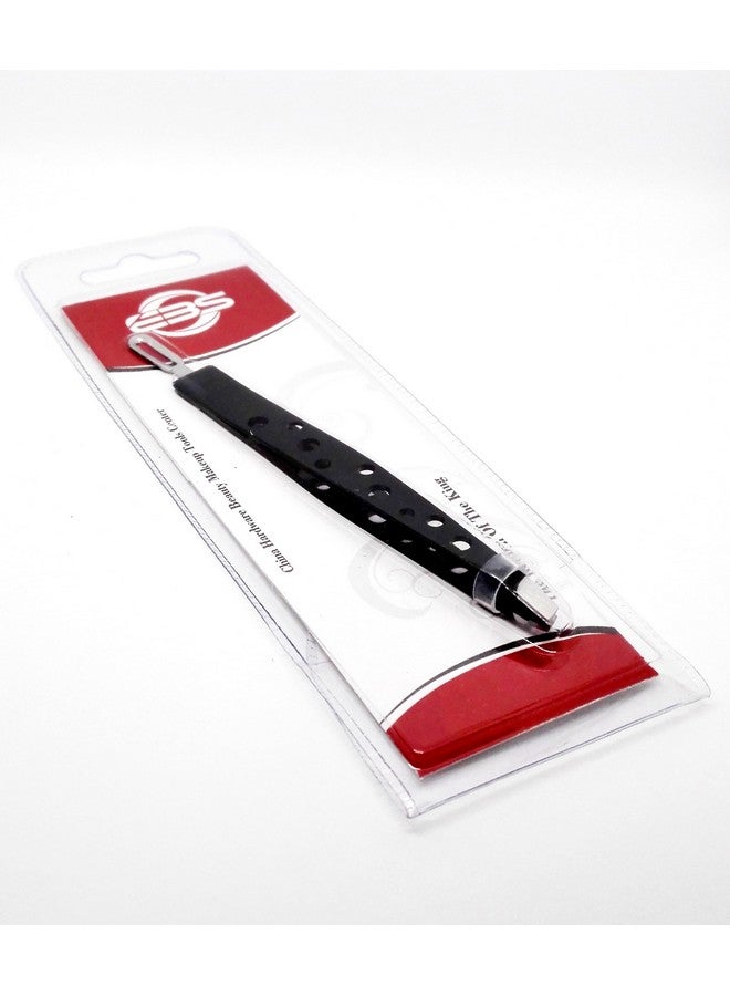 OUT OF BOX Stainless Steel Slant Tip Tweezer with Blackhead Remover Tool(2 in 1) - Image 3